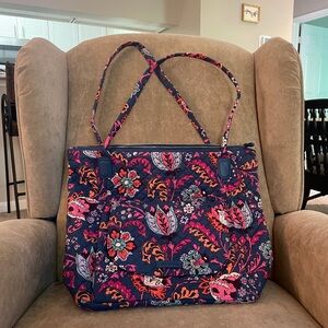 Floral Patterned Tote Bag